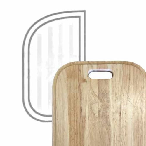 BIG 1-3/4 DOUBLE BOWL 204 wood cutting board for compatible sink models