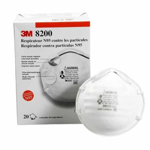 3M 8200 N95 particulate respirator for dust and particle protection