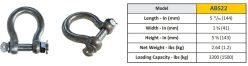 ABACO Bow Shackle - On Page