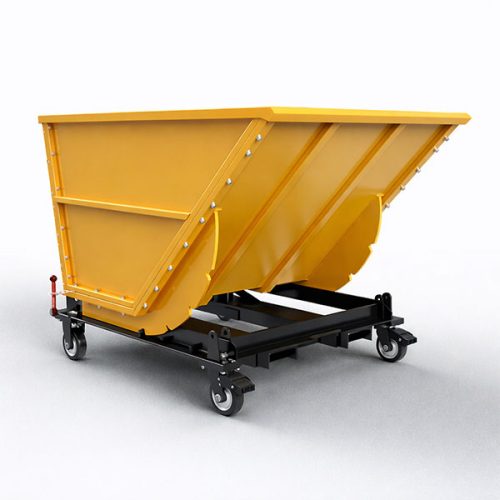 Abaco Collapsible Dumpster CD102 for collecting and dumping waste on worksites