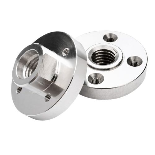 Diamax Stone Stainless Steel 4-Hole Flush Mount Adapter for converting blade arbor connection on grinders