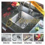 Small single bowl kitchen sink 16 gauge