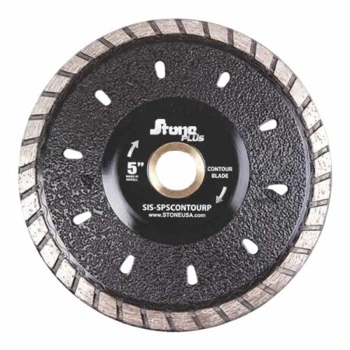 Stone Plus 5 inch turbo contour blade with side protection