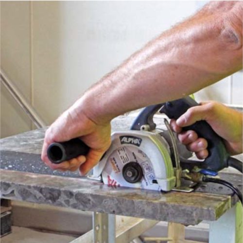 Alpha Libero Electroplated Marble Blade - Imagen Gallery