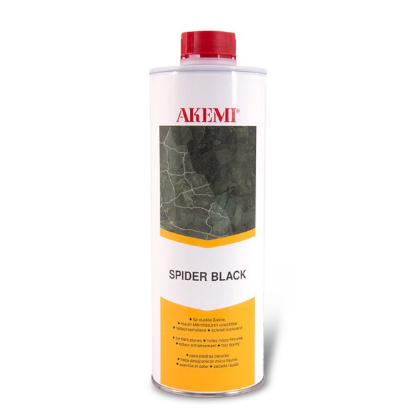 Akemi Spider Black and Clear - Black