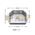 Single bowl kitchen sink 16 gauge