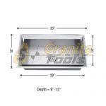 Single bowl kitchen sink 16 gauge