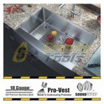 Super single bowl APRON kitchen sink 18 gauge