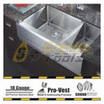 1-1/2 Double bowl APRON kitchen sink 18 gauge