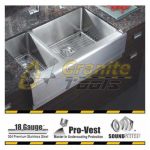 1-1/2 Double bowl APRON kitchen sink 18 gauge reverse