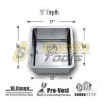 Small single bowl kitchen sink 18 gauge