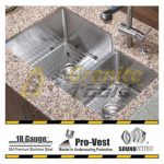 Big 1-3/4 Double bowl kitchen sink 18 gauge