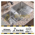 Big 1-3/4 Double bowl kitchen sink 18 gauge reverse