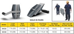 ABACO Single Handed Carry Clamps SHC25 - On Page