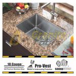 Small Single Bowl Sink 18 gauge SISUZ101