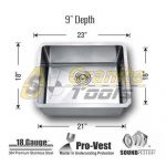 Small Single Bowl Sink 18 gauge SISUZ101