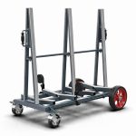 Abaco Double Sided Slab Buggy DSBG1320P for storing and transporting stone slabs