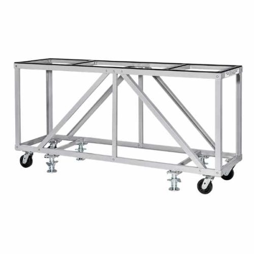GROVES Heavy Duty Mobile Fabrication Table with swivel casters