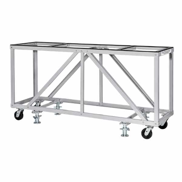 GROVES Heavy Duty Mobile Fabrication Table with swivel casters