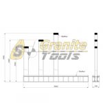 Measures for Bundle Rack Pole ABR06 ABR07 ABR08