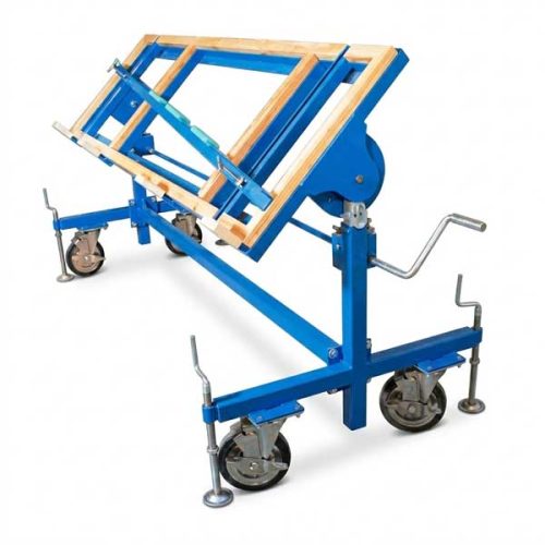 Aardwolf Adjustable Height Work Table AHWT600 for stone fabrication support