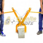 Stone Kerb Clamp in action