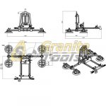 Aardwolf Vacuum Glass Lifter AVGLP4 measures