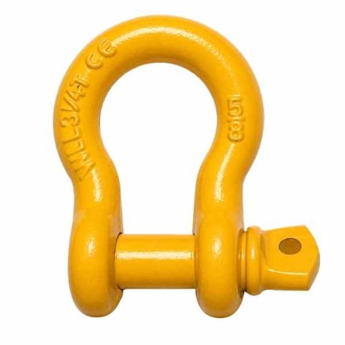 Aardwolf Bow Shackle 3T for secure lifting attachments with stone lifters