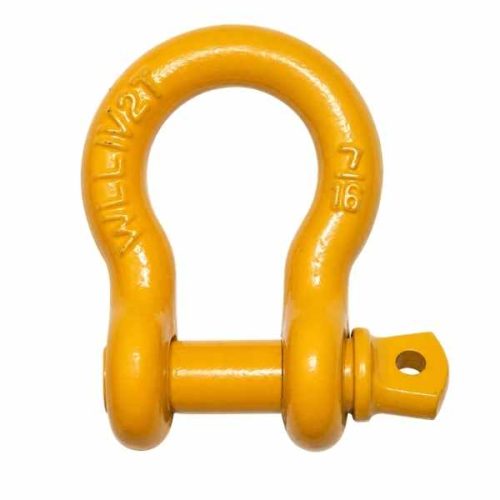 Aardwolf Bow Shackle 1.3T for secure lifting attachments with stone lifters