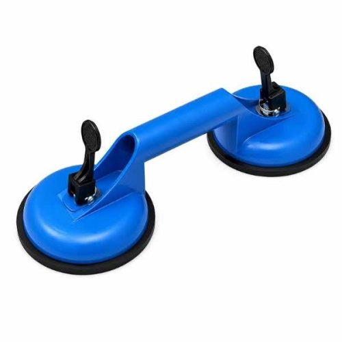 Aardwolf Double Suction Cup HVC05 for manual lifting of glass, tile, plastic, and smooth non-porous materials