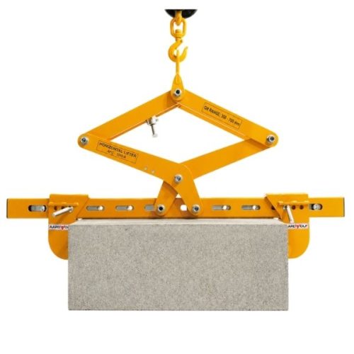 Aardwolf AHLC-1370 horizontal stone lifting clamp for concrete blocks and natural stone