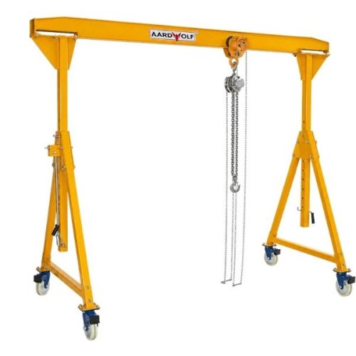 Aardwolf AGC-1000 portable aluminum gantry crane for lifting slab materials