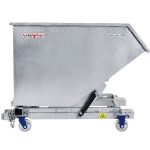 Aardwolf WB1000G galvanized waste bin for forklift emptying