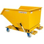 Aardwolf WB620PC powder coated waste bin for forklift emptying