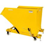 Aardwolf WB1000PC powder coated waste bin for forklift emptying