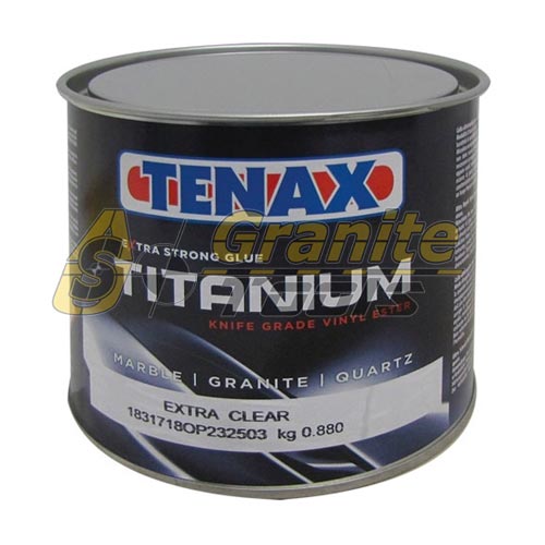Tenax Titanium Extra Clear Knife Grade 2lb Quart