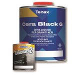 Tenax Cera Black G black granite wax 1 quart