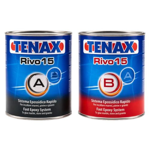 Tenax Rivo 15 A and B epoxy for bonding and permanent stone applications