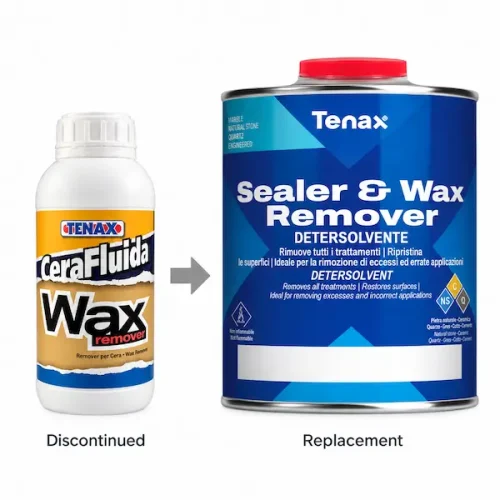 Discontinued Tenax CeraFluida Wax Remover replaced by Tenax Sealer & Wax Remover 1 Qt, SKU SWAXREMOVER1QT