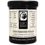 Tenax Lustro Italiano Stain Remover Pouch for removing organic stains from stone and hard surfaces