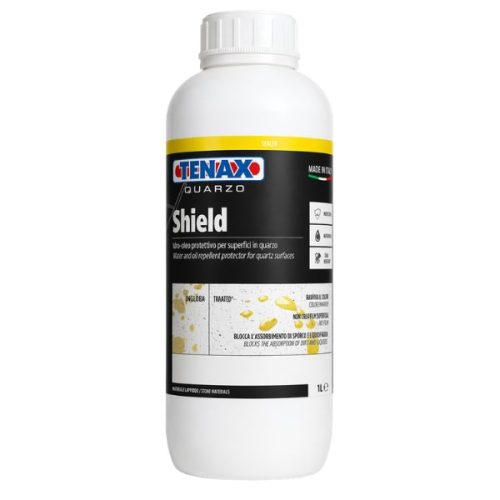 Tenax Quartz Shield for protecting quartz and engineered stone surfaces from water and oil