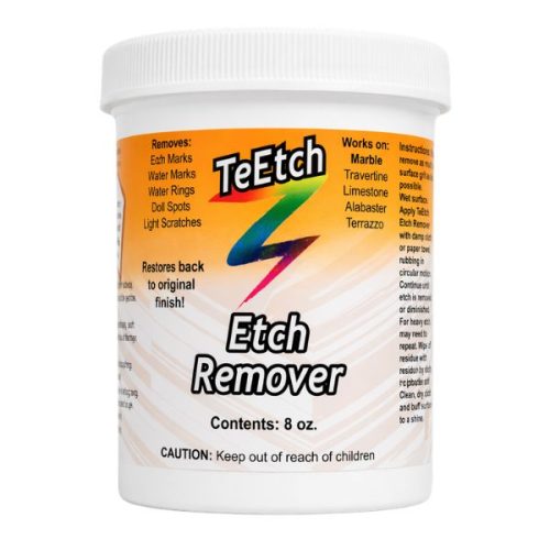 Tenax TeEtch and WaterMark Remover for removing etch marks and water stains from marble and limestone