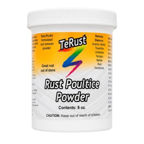 Tenax TeRust Rust Remover for removing rust stains from stone and hard surfaces