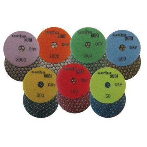 Weha Xubi Honeycomb 7-Step Dry Polishing Pads