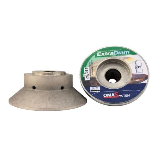OMA Bevel E20 Extradiam Pos 3 profile wheel for polishing stone bevel edges