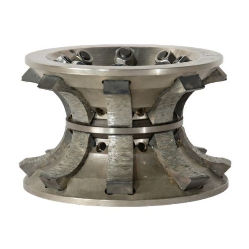 OMA Full Bullnose V40 Sint Segmented Pos 1 profile wheel for marble, granite, quartz, and engineered stone