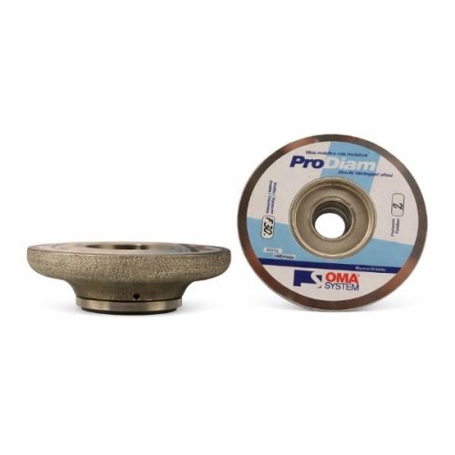 OMA Ogee F30 Prodiam Cont Metal Pos 2 profile wheel for marble, limestone, travertine, granite, and quartz