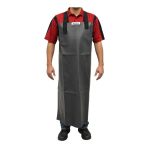 Weha Heavy Duty Gray Apron for protection in fabrication and workshop environments