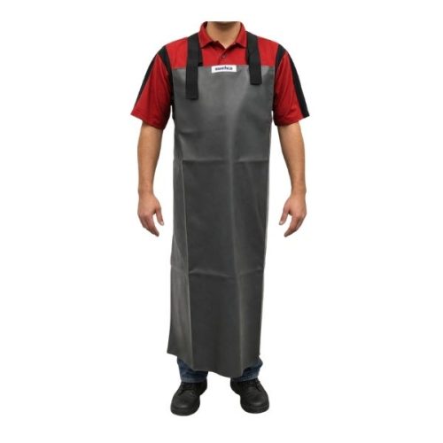 Weha Heavy Duty Gray Apron for protection in fabrication and workshop environments
