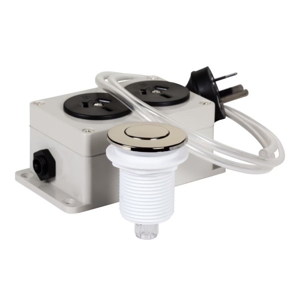 Brushed Nickel Color Air Switch Assembly - v1